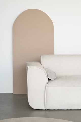 Canapé d’angle droit modulaire Flex Felix - Beige - 6 places - En polyester