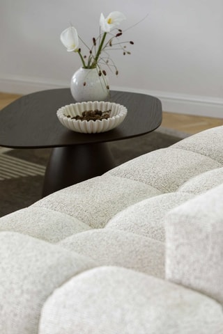 Canapé convertible Lulu - Gris clair - 3 places - En polyester