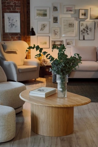 Table basse en chêne Flo - 107 x 44 x 72 cm