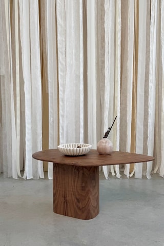 Table basse en noyer Miuf - 92 x 43 x 52 cm