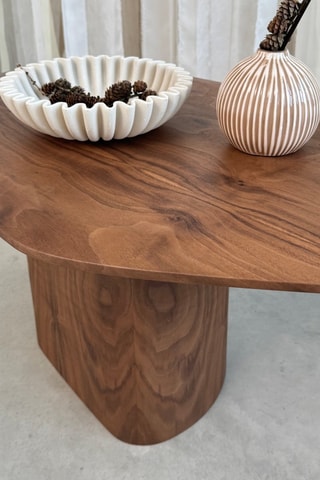 Table basse en noyer Miuf - 92 x 43 x 52 cm