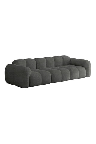 Canapé modulaire Cloud - Gris foncé - 4 places - En polyester