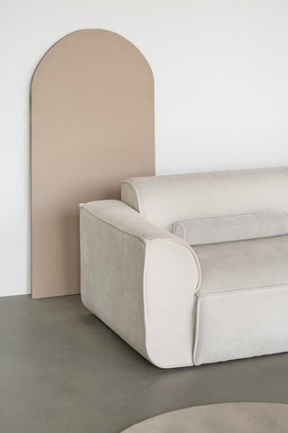 Canapé d’angle droit modulaire Flex Felix - Beige - 4 places - En polyester