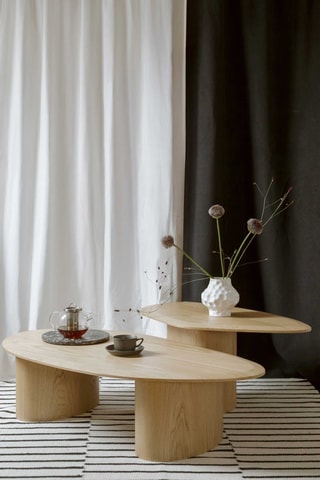 Table basse en chêne Miuf - 92 x 43 x 52 cm