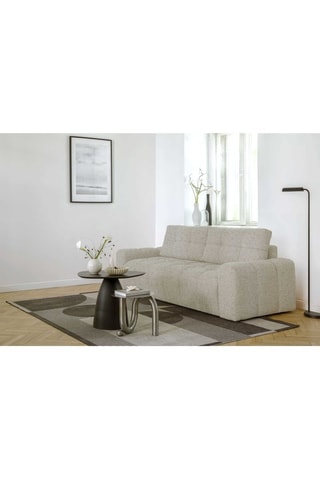 Canapé convertible Lulu - Gris - 3 places - En polyester