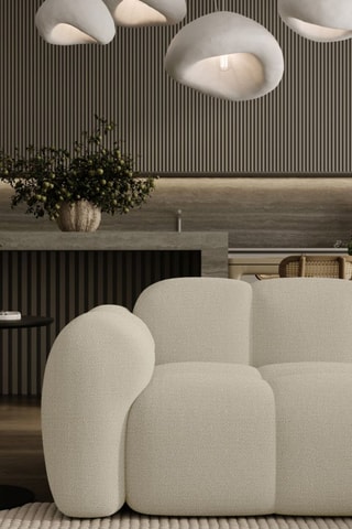 Canapé modulaire Cloud - Beige - 4 places - En polyester