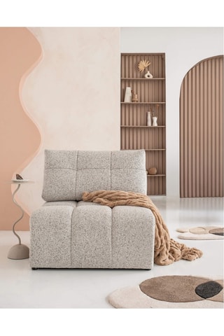 Fauteuil Lulu - Gris chiné - En polyester