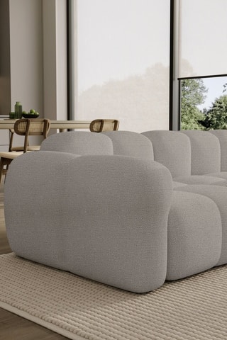 Canapé modulaire Cloud - Gris clair - 2 places - En polyester