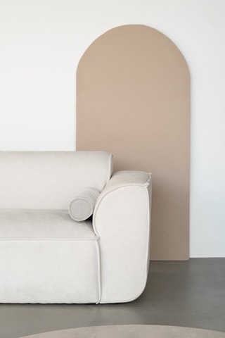 Canapé d’angle gauche modulaire Flex Felix - Beige - 6 places - En polyester