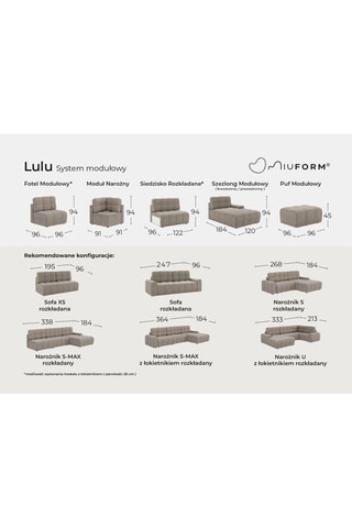 Pouf Lulu - Gris - En polyester