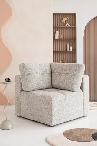 Fauteuil Lulu - Gris chiné - En polyester