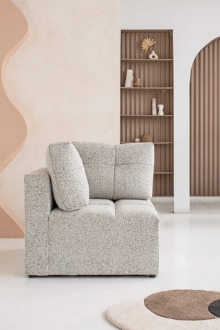 Fauteuil Lulu - Gris chiné - En polyester