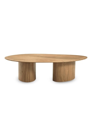 Table basse en chêne Miuf - 127 x 33 x 66 cm