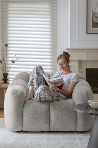 Fauteuil Shell - Gris clair - En polyester