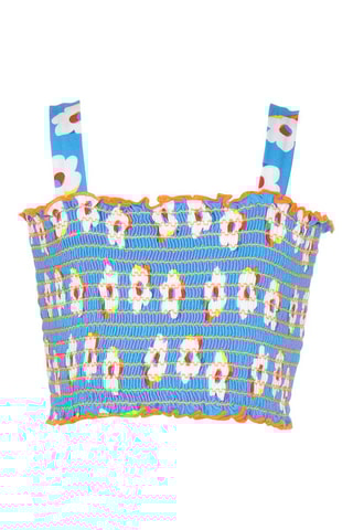 Canotta - Celeste e bianco