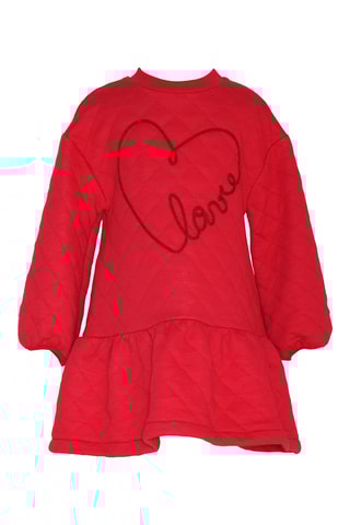 Abito con volant - Rosso