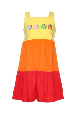 Abito - Giallo e arancione