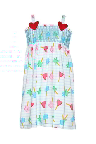 Abito - Bianco e celeste