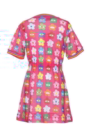 Abito - Fucsia e giallo