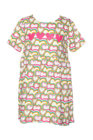 Abito - Bianco e fucsia