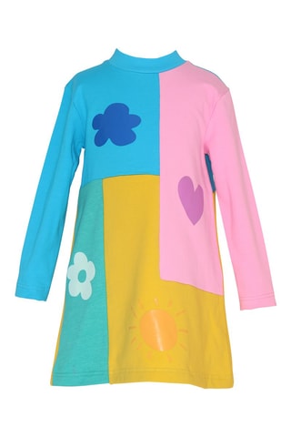 Abito - Rosa cipria e celeste