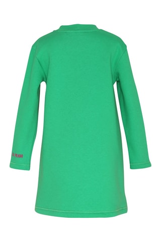 Abito t-shirt - Verde e rosa