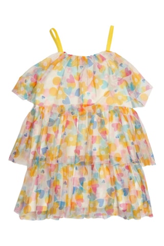 Abito con volant - Giallo