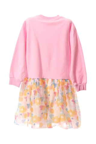 Abito effetto trompe-l’œil - Rosa