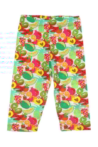 Leggings - Bianco e verde chiaro