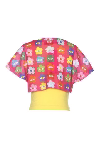 T-shirt - Rosa e giallo