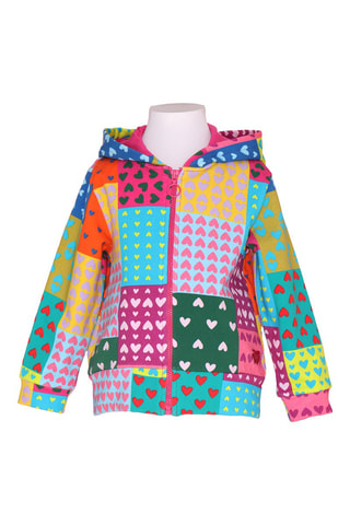 Felpa con cappuccio - Fucsia