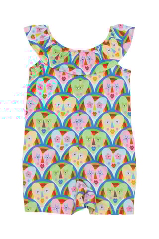 Tuta - Verde e arancione