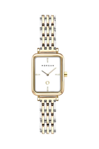 Zinklegering Quartz Horloge - Zilverkleurig en Goudkleurig