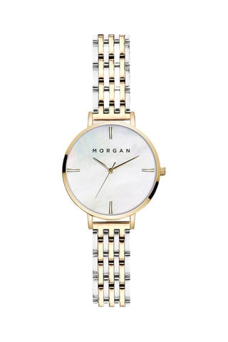 Zinklegering Quartz Horloge - Zilverkleurig en Goudkleurig