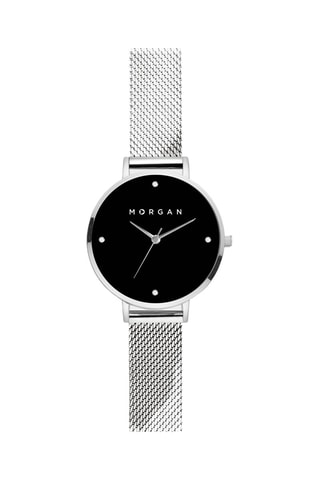 Stalen Quartz Horloge - Zilverkleurig en Zwart