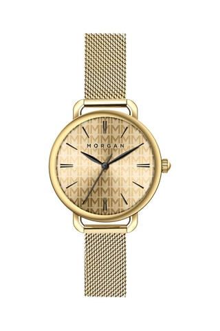 Stalen Quartz Horloge - Goudkleurig