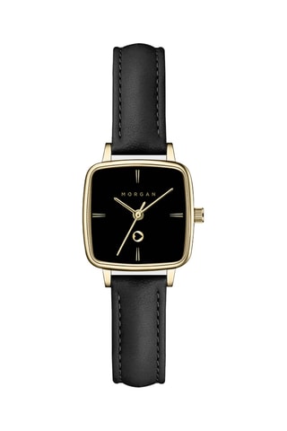 Orologio al quarzo in poliuretano - Nero e dorato