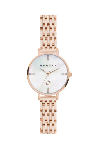 Zinklegering Quartz Horloge - Goudkleurig en Wit