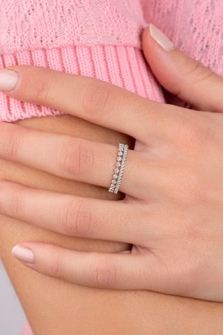 Bague Eternity - Argent