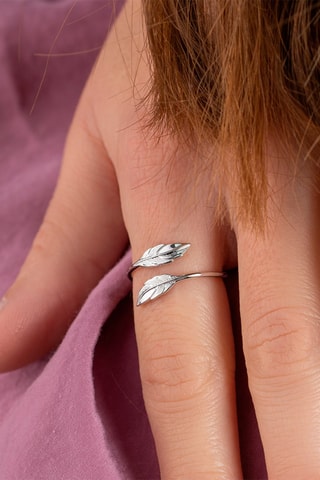 Bague Plume - Argent