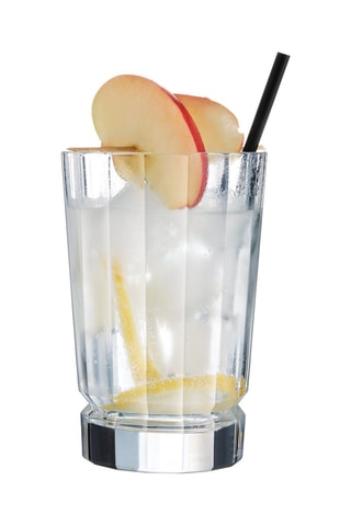 6 verres à eau en cristallin Macassar  - 36 cl