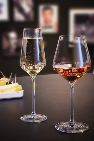 6 verres à pied en cristallin Distinction - 38 cl