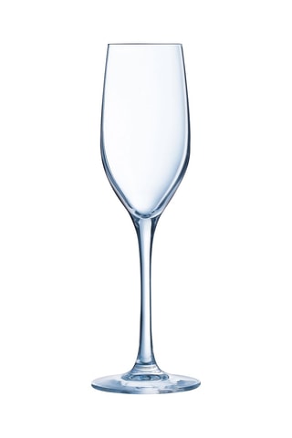 6 flûtes en cristallin Séquence - 17 cl