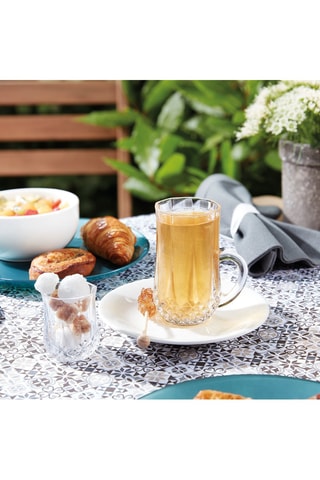 6 shooters en verre ultra transparent Longchamp - 4,5 cl