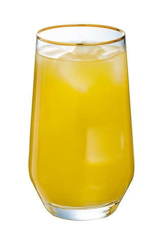 4 verres à eau en cristal Ultime Bord Or - 40 cl