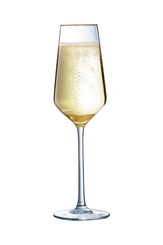 4 flûtes en cristal Ultime Bord Or - 23 cl