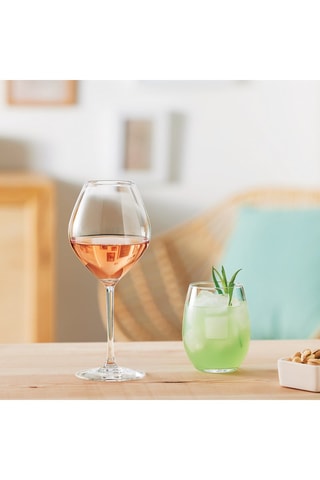 6 verres à pied en cristallin Cheer Up - 47 cl