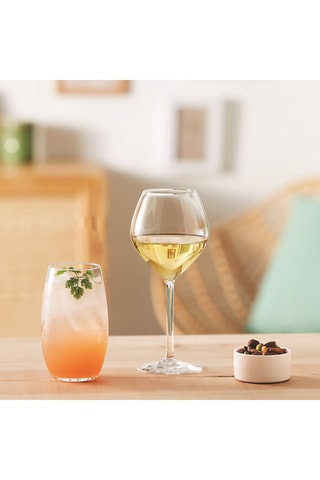 6 verres à pied en cristallin Cheer Up - 35 cl