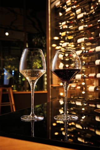 6 verres à pied en cristallin Open Up - 40 cl