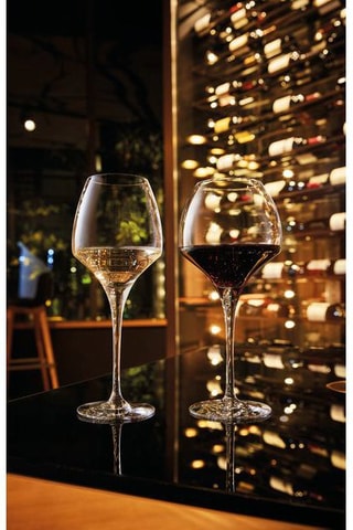 6 verres à pied en cristallin Open Up - 47 cl